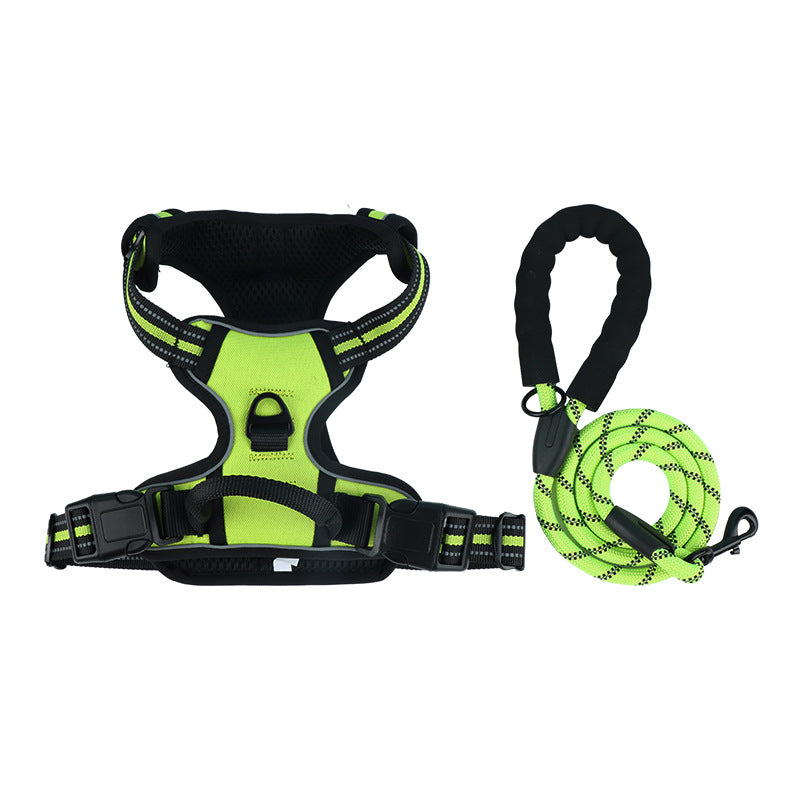 Reflective Dog Harness and Leash