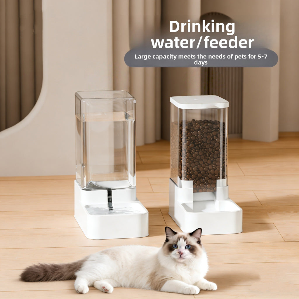 Automatic Pet Food and Water Dispenser