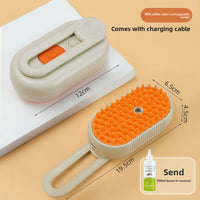 Pet Steam Spray Massage Grooming Brush