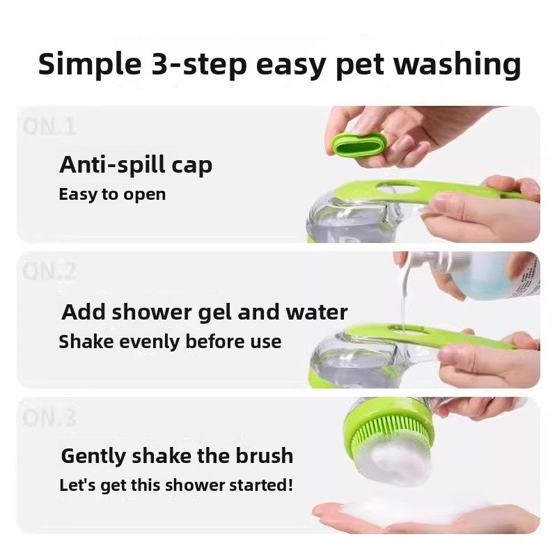 Pet Shampoo Brush