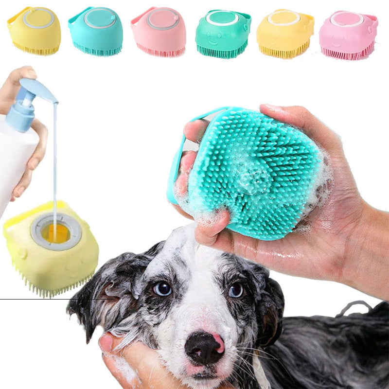 Dog Bath Massage Brush