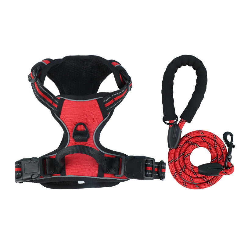 Reflective Dog Harness and Leash