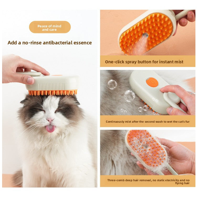 Pet Steam Spray Brush