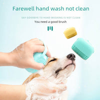 Dog Bath Massage Brush